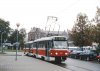  Krátce k některým zajímavým krátkodobým výlukám tramvajových tratí v Brně – v průběhu víkendu 22.–23. 10. 2005 bylo měněno křížení v ulici Hybešově (odbočení ze smyčky Nové sady směr nádraží). Tramvaje linek 1a 2 tak jezdily ve směru na Staré Brno přes smyčku Nové sady, což dokládá snímek soupravy vozů evid. č. 1651+52 pořízený 23. 10. 2005. O víkendu 5. a 6. 11. pak probíhala oprava kolejí v jundrovském trianglu – fotografie je z 5. 11. 2005. Foto © Ladislav Kašík.