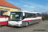 Počátkem února proběhl u brněnského dopravního podniku předváděcí provoz nového částečně nízkopodlažního autobusu SOR BN12. Autobus byl po dva dny vypravován na linku č. 67 – na snímcích z 6. 2. 2004 je vůz zachycen ve smyčce v Jundrově, foto © Pavel Haluza.