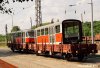 Ve středu 9. 6. 2004 se na cestu z královopolského nádraží do šumperské firmy Pars nova vydala kloubová tramvaj K2 evid. č. 1115 – bude zde modernizována na typ K3R-N. Foto © Tomáš Kocman.
