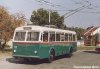 V sobotu 27. 9. 2003 vyjel na zkušební jízdu do brněnských ulic historický trolejbus TMB Škoda 6Tr evid. č. 135 (ex Plzeň). Vůz projel s příznivci MHD většinu brněnské trolejbusové sítě – na snímcích stojí na konečné u hlavního nádraží (v pozadí další muzejní vůz Škoda 14Tr, který svého staršího kolegy na cestě po Brně doprovázel) a ve šlapanické smyčce (za zmínku stojí originální transparenty z brněnských „šestek“ – 21 NÁDRAŽÍ ČSD či 22 NÁM. RUDÉ ARMÁDY). Foto © Ladislav Kašík.