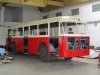 Fotografie dokumentuje pokračující rekonstrukci historického trolejbusu Škoda 8Tr č. 141 TMB (ex Bratislava). Foto © Tomáš Kocman.