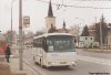 V informacích MHD č. 262 vyšel článek o první lince brněnského IDS s č. 820, která je provozována autobusy ČSAD Tišnov a cestující se na ní mohou svézt z Bystrce do Rozdrojovic, Jinačovic či Kuřimi. Na snímcích z 28. 2. 2001 je zachycen autobus SOR C7,5 tišnovského ČSAD na lince č. 820 ve smyčce Bystrc, ZOO společně s vozem DPMB evid. č. 7453 na lince č. 54 a při odjezdu z Bystrce u zastávky »Náměstí 28. dubna«. Foto © Ladislav Kašík.